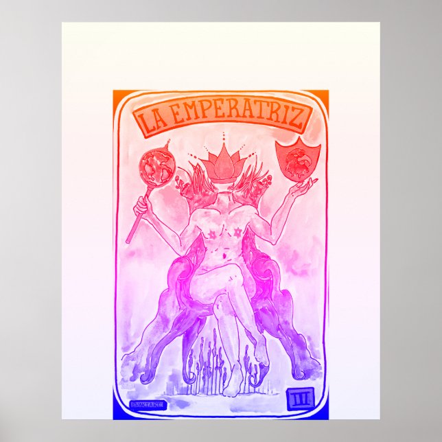 Tarot LA emperatriz Poster (Front)