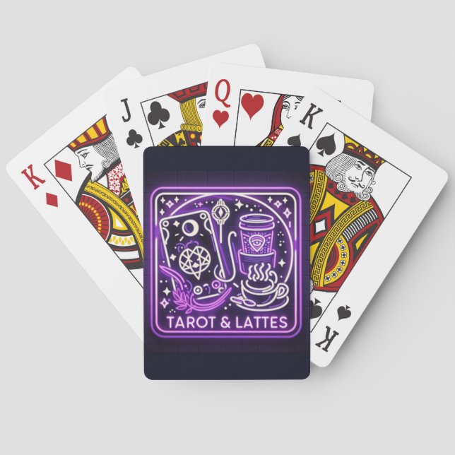 Tarot & Lattes Deck Playing Cards (Back)