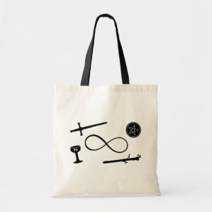 Tarot Lemniscate: The Magician & 4 Elements Tote Bag