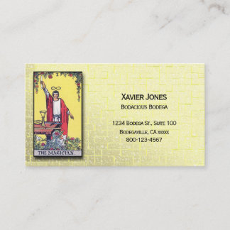Tarot Magician personalised business card