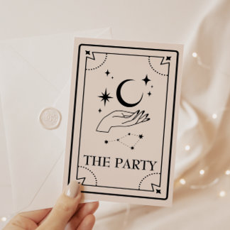 Tarot Mystic Fortune Bachelorette Party Invitation
