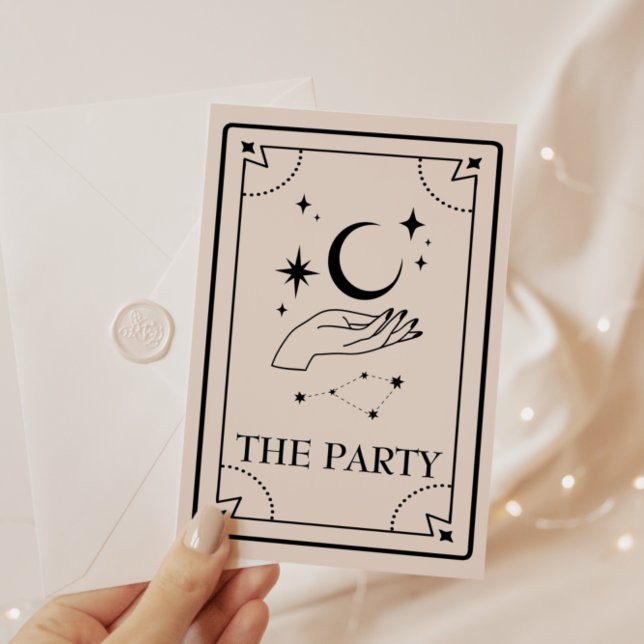 Tarot Mystic Fortune Bachelorette Party Invitation (Creator Uploaded)