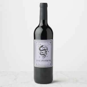 Tarot Mystic Fortune Wine Label