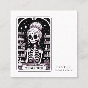 Tarot Nail Technician Business Card