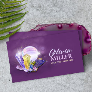 Tarot / Oracle cards with crystal ball and Crystal