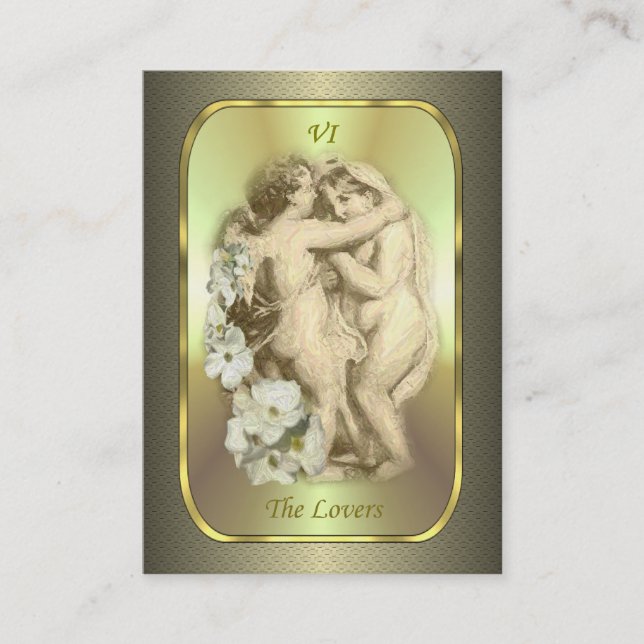 Tarot Profile Cards - The Lovers (Front)