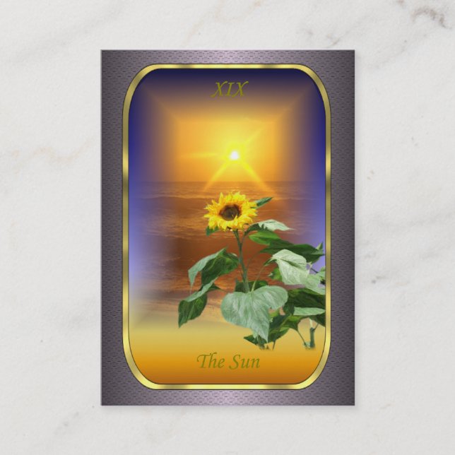Tarot Profile Cards - The Sun (Front)