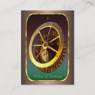 Tarot Profile Cards - The Wheel of Fortune