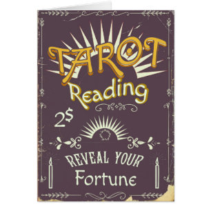 Tarot Reader vintage print