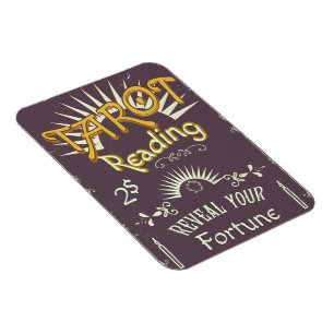 Tarot Reader vintage print Magnet