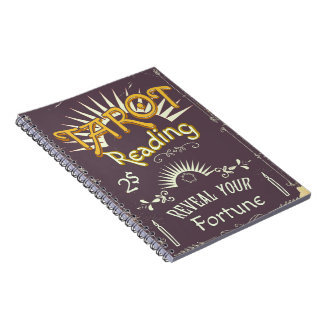 Tarot Reader vintage print Notebook