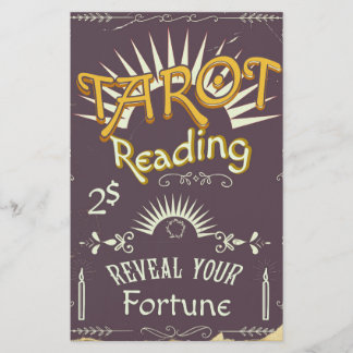 Tarot Reader vintage print Stationery