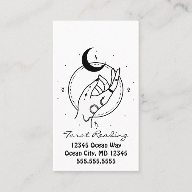 Tarot Reading Business Card (Front)