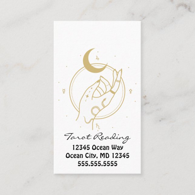 Tarot Reading Business Card (Front)
