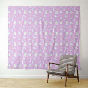 Tarot Reading Business Trend Backdrop Tapestry