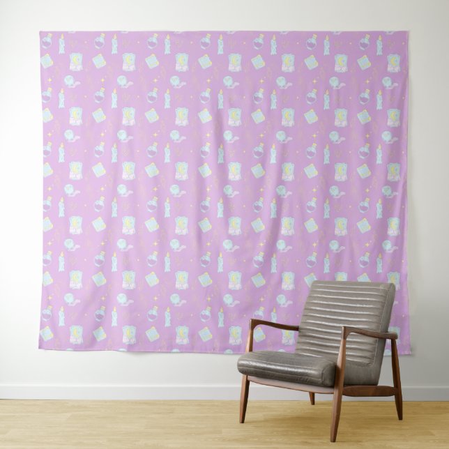 Tarot Reading Business Trend Backdrop Tapestry (In Situ (Horizontal))