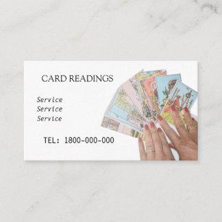 TAROT READING EDITABLE CARD