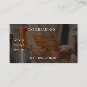 TAROT READING EDITABLE CARD