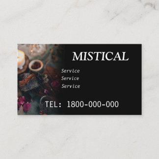 TAROT READING MISTICAL Business Card