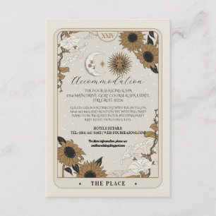 Tarot Sun Moon Aligned Accommodation Wedding Cards