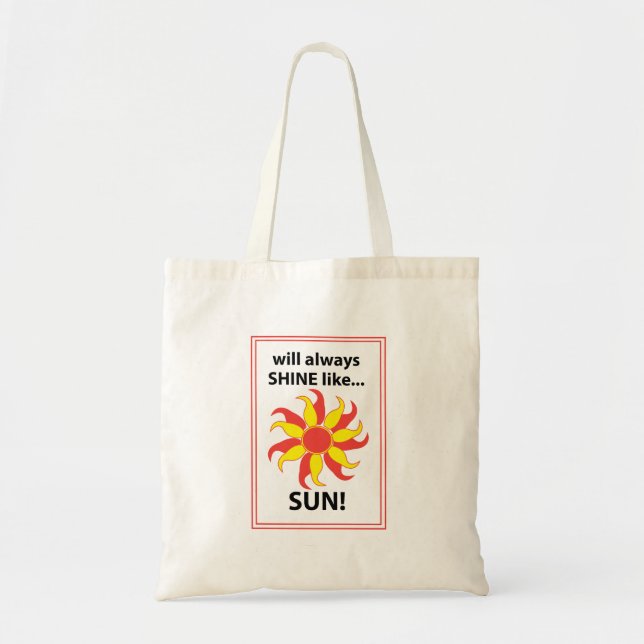 Tarot Sun Mystical Tarot Tote Bag (Front)