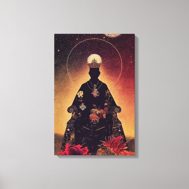 tarot: the emperor, the king canvas print (Front)
