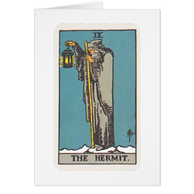 Tarot The Hermit (Front)