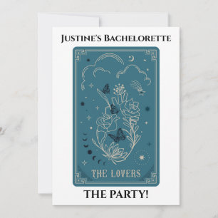 Tarot The Lovers Bachelorette Party Invitation
