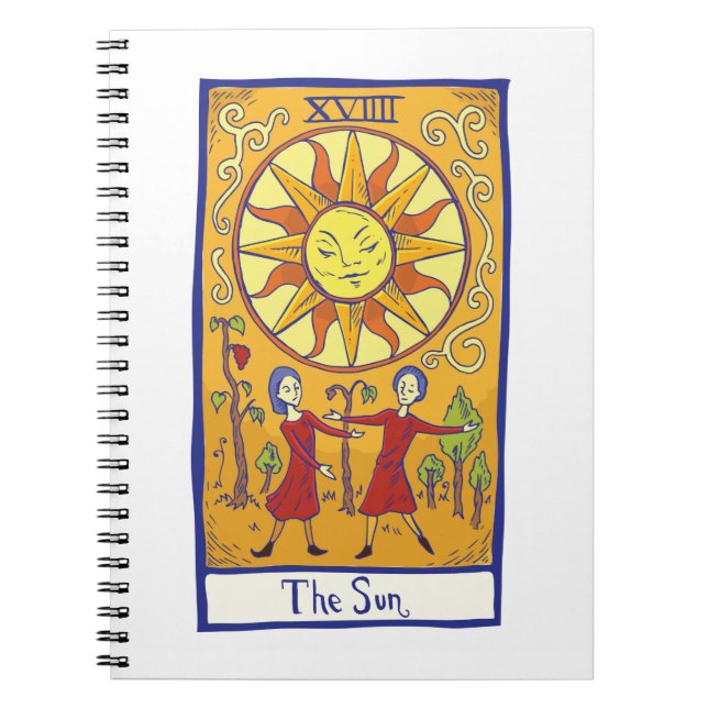 Tarot The Sun Notebook (Front)