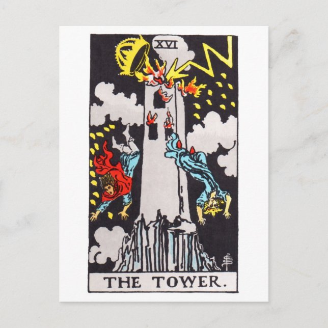 tarot-tower postcard (Front)