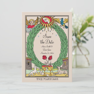 Tarot Wedding Invitation - Tarot Save the Date