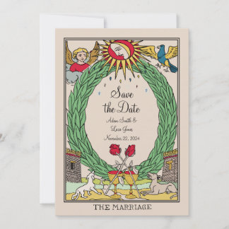 Tarot Wedding Invitation - Tarot Save the Date