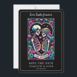 Tarot Wedding Save Flat  The Date<br><div class="desc">Simple modern trendy script typography let the adventure begin save the date announcement to customise for your wedding. Let the adventure begin theme.</div>