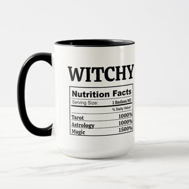 Tarot Witch Astrology Lovers Feminist Liberal Gift Mug (Left)