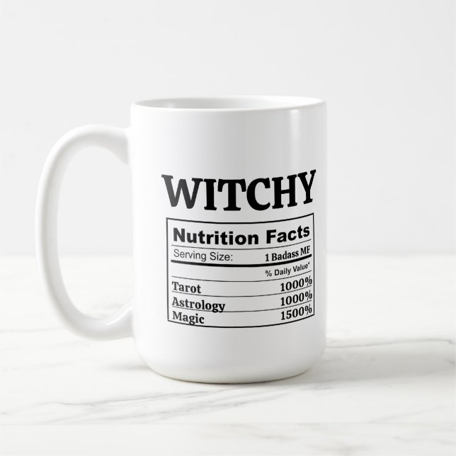 Tarot Witch Astrology Lovers Feminist Magic Coffee Mug (Left)