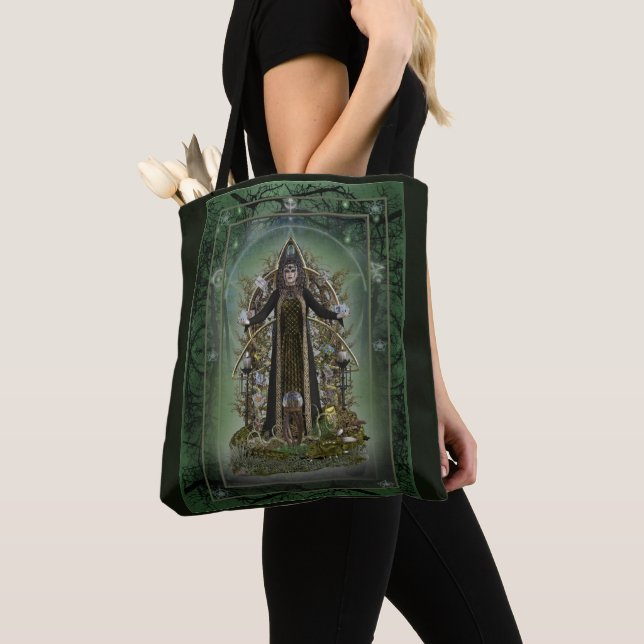 Tarot Witch ~ World Tote Bag (Close Up)