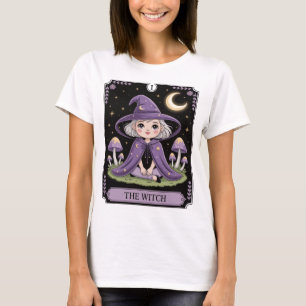 Tarotkarte kleine Hexe T-Shirt
