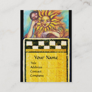 TAROTS OF THE LOST SHADOWS 19 / THE SUN BUSINESS CARD