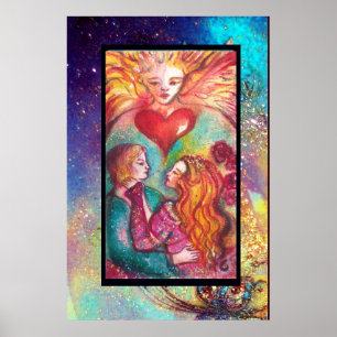 TAROTS OF THE LOST SHADOWS /LOVERS Valentine's day Poster