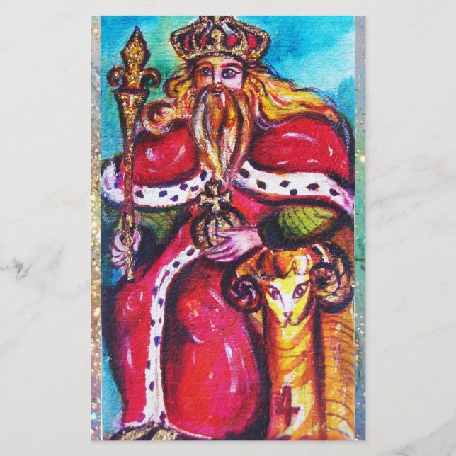 TAROTS OF THE LOST SHADOWS /THE EMPEROR STATIONERY (Front)