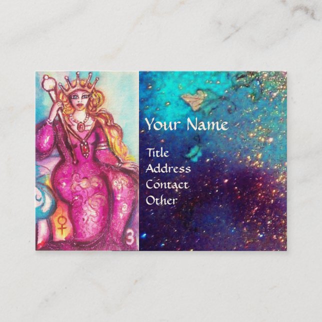 TAROTS OF THE LOST SHADOWS / THE EMPRESS BUSINESS CARD (Front)