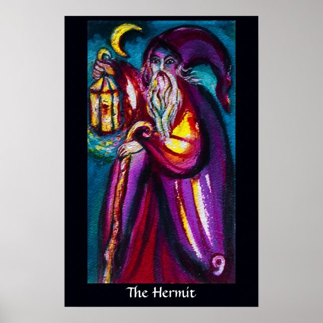 TAROTS OF THE LOST SHADOWS /THE HERMIT POSTER (Front)