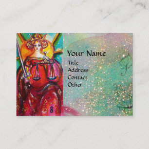 TAROTS OF THE LOST SHADOWS / THE JUSTICE BUSINESS CARD