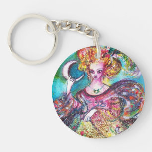 TAROTS OF THE LOST SHADOWS /THE MOON LADY Monogram Key Ring
