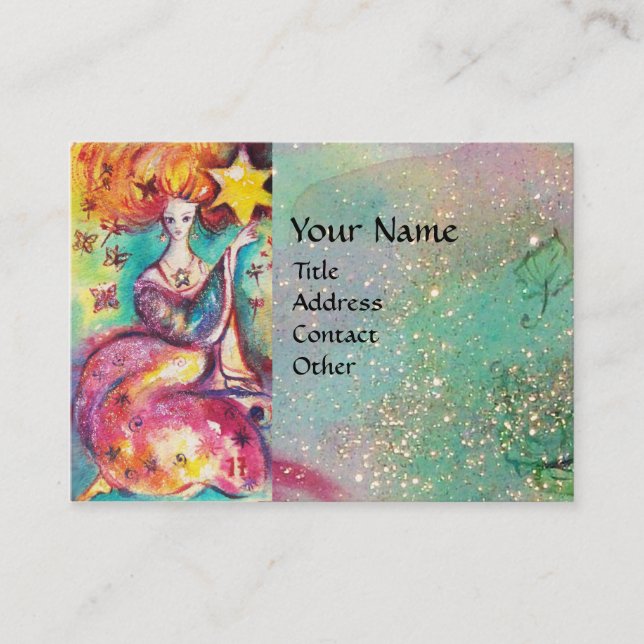 TAROTS OF THE LOST SHADOWS / THE STAR BUSINESS CARD (Front)