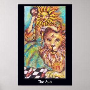 TAROTS OF THE LOST SHADOWS /THE SUN POSTER