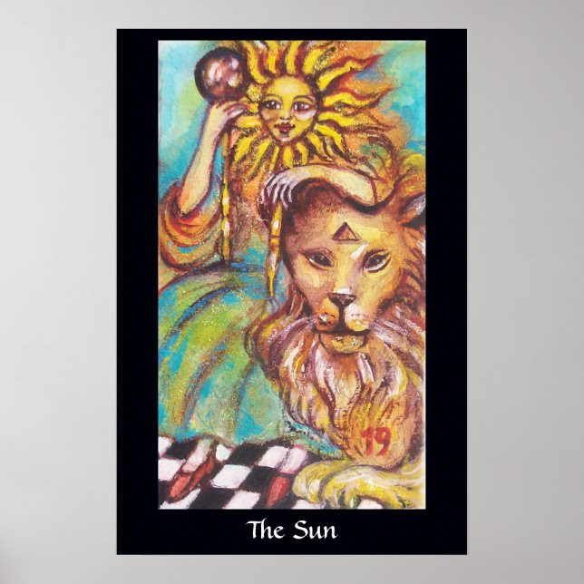 TAROTS OF THE LOST SHADOWS /THE SUN POSTER (Front)