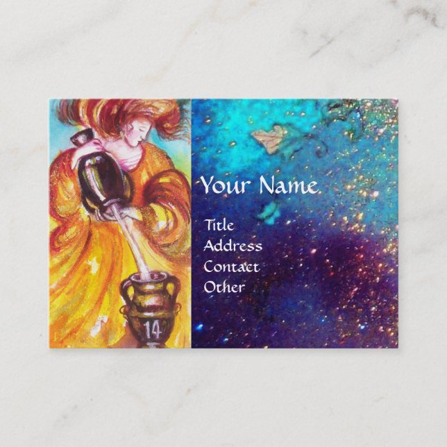 TAROTS OF THE LOST SHADOWS / THE TEMPERANCE BUSINESS CARD (Front)