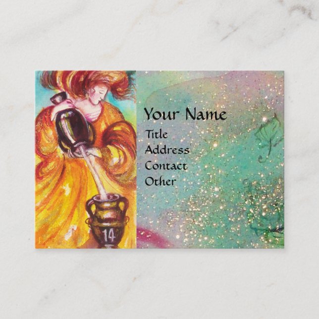 TAROTS OF THE LOST SHADOWS / THE TEMPERANCE BUSINESS CARD (Front)