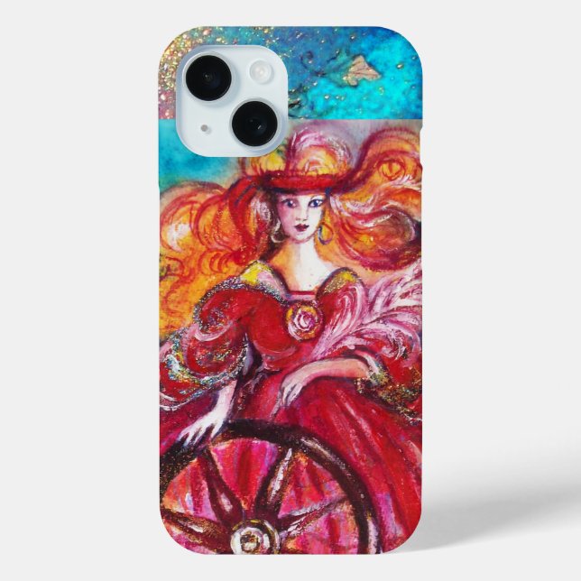 TAROTS OF THE LOST SHADOWS / THE  WHEEL OF FORTUNE Case-Mate iPhone CASE (Back)